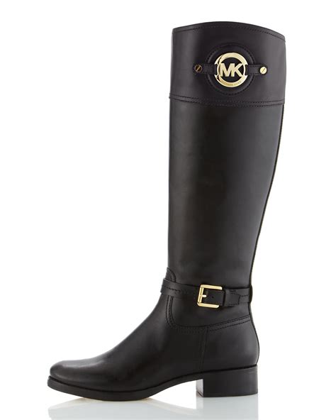 michael kors stockard tall boots black|Michael Kors dupree boots.